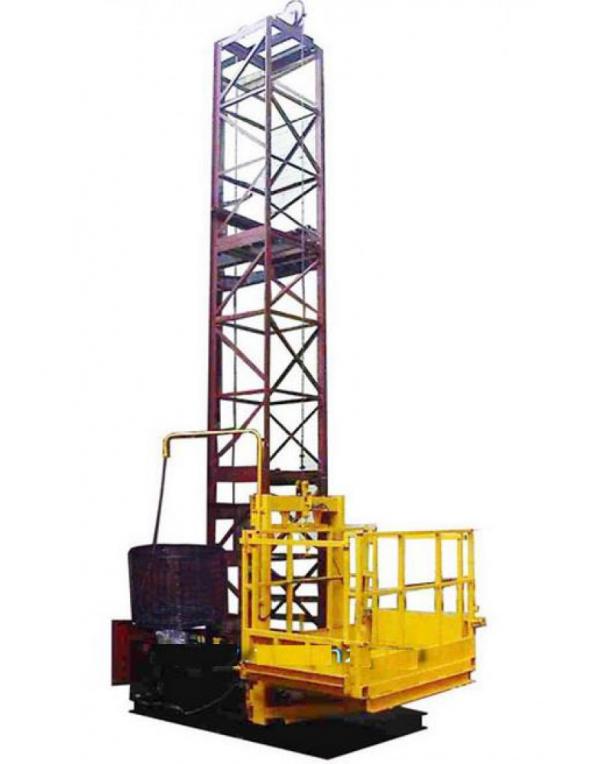 Мачтовый строительный подъемник