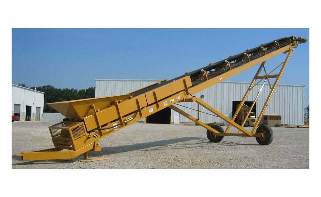 Ленточный перегружатель зерна