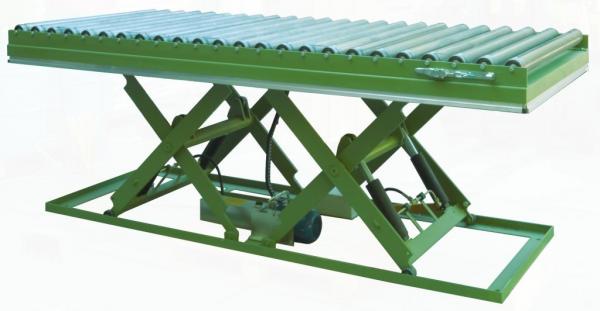 Ножничный подъемник с рольгангом